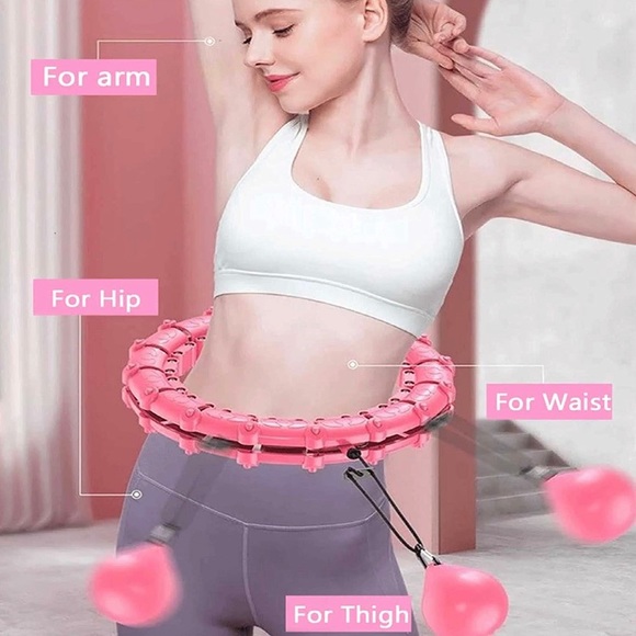NIB✨WEIGHTED HULA HOOP , PINK - Picture 3 of 15